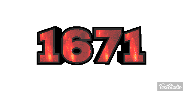 1671 Text effect
