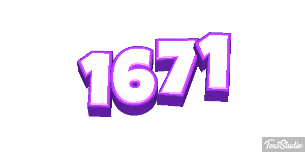 1671 Text effect