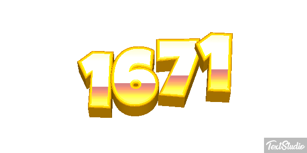 1671 Text effect