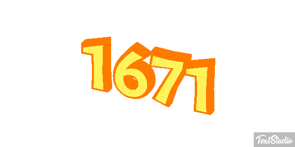 1671 Text effect