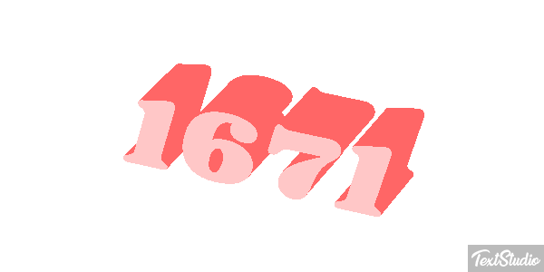 1671 Text effect