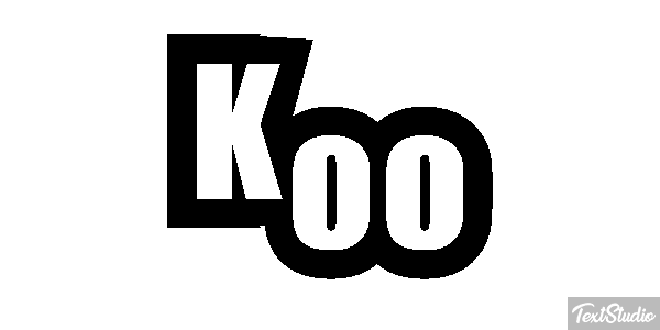 Koo Текстовый эффект