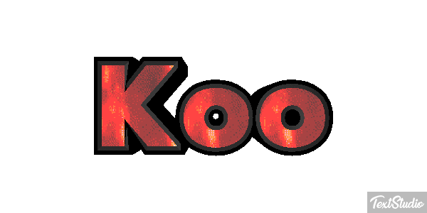 Koo Текстовый эффект