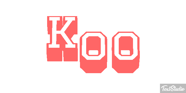 Koo Текстовый эффект