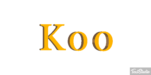 Koo Текстовый эффект