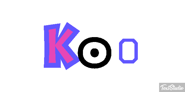 Koo Текстовый эффект