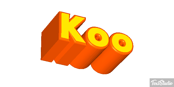 Koo Текстовый эффект