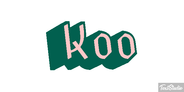 Koo Текстовый эффект