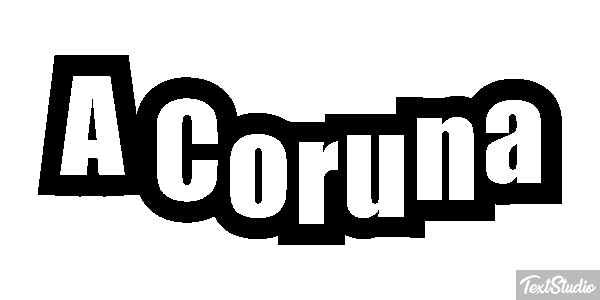 A Coruña Efekt tekstowy