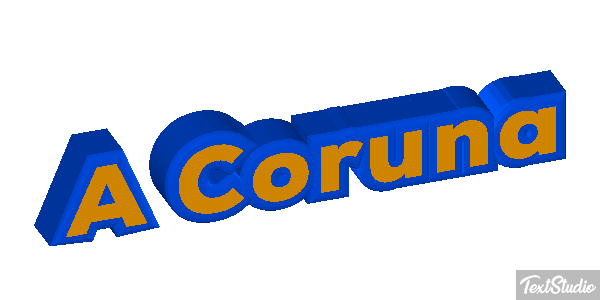A Coruña Efekt tekstowy