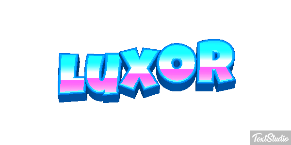 Luxor Text effect