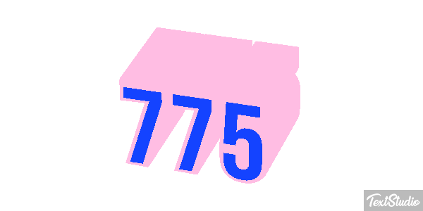 775 Effetto testo