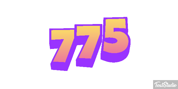 775 Effetto testo