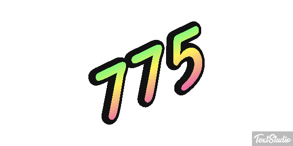 775 Effetto testo