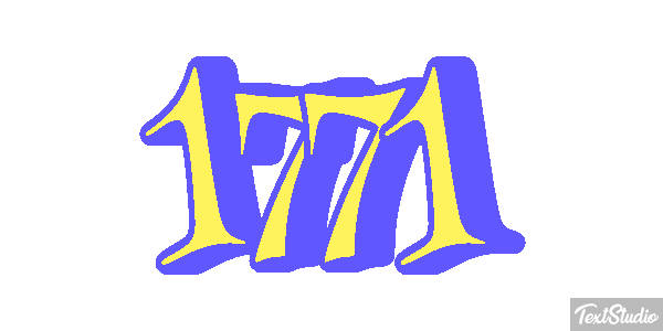 1771 Text effect