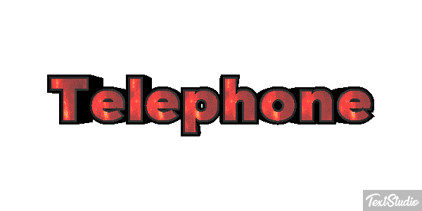 Téléphone Effet de texte