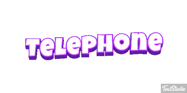 Téléphone Effet de texte
