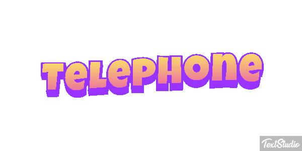 Téléphone Effet de texte