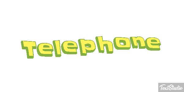Téléphone Effet de texte
