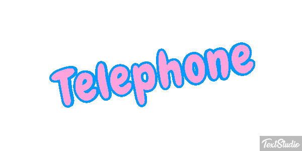 Téléphone Effet de texte