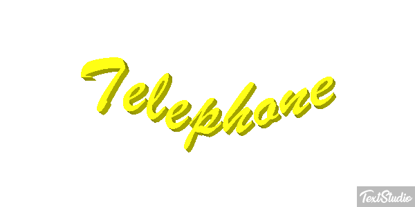 Téléphone Effet de texte