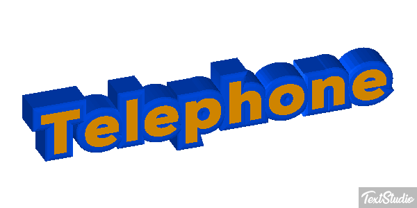 Téléphone Effet de texte