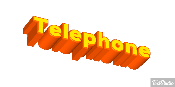 Téléphone Effet de texte