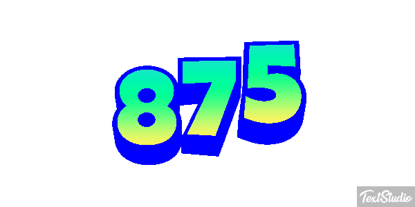 875 Effetto testo