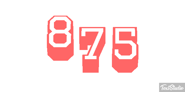 875 Effetto testo