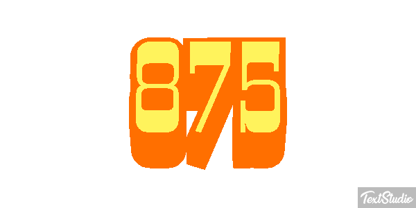 875 Effetto testo