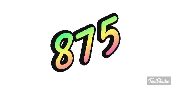 875 Effetto testo
