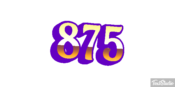 875 Effetto testo
