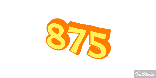 875 Effetto testo