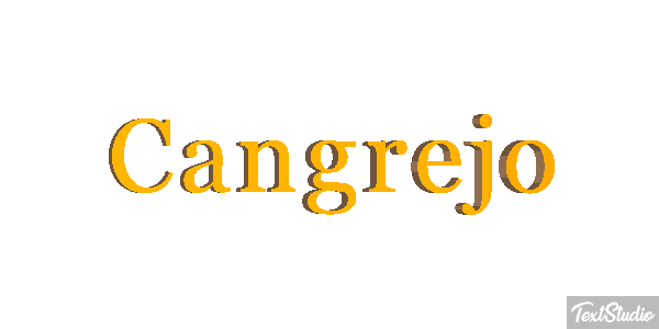 Cangrejo Effet de texte