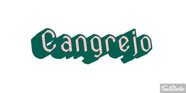 Cangrejo Effet de texte