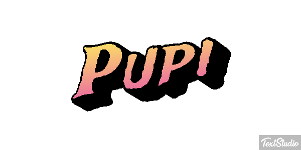 Pupi Text effect