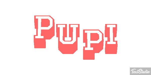 Pupi Text effect