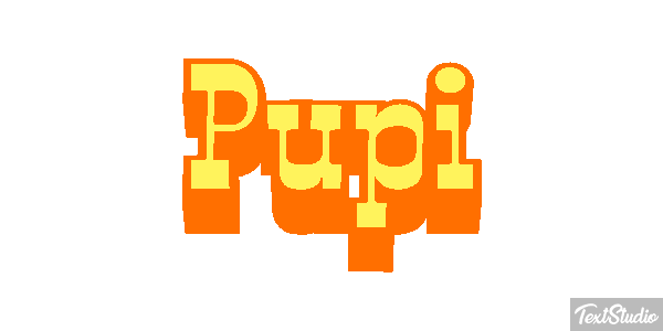 Pupi Text effect