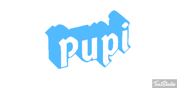 Pupi Text effect