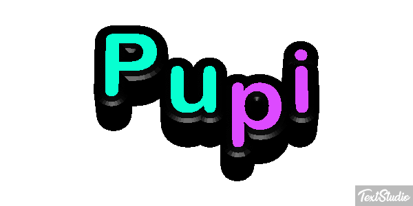 Pupi Text effect