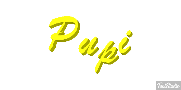 Pupi Text effect