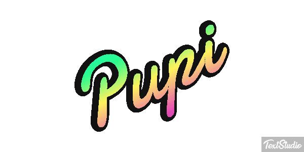 Pupi Text effect