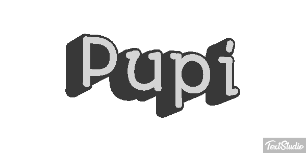 Pupi Text effect