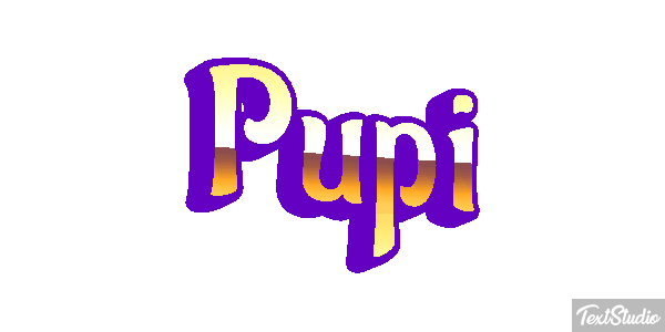Pupi Text effect