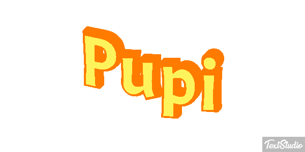 Pupi Text effect
