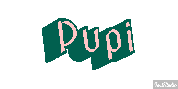 Pupi Text effect