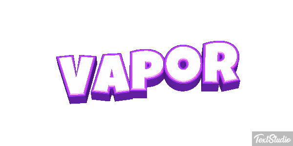 Vapor Efeito do texto