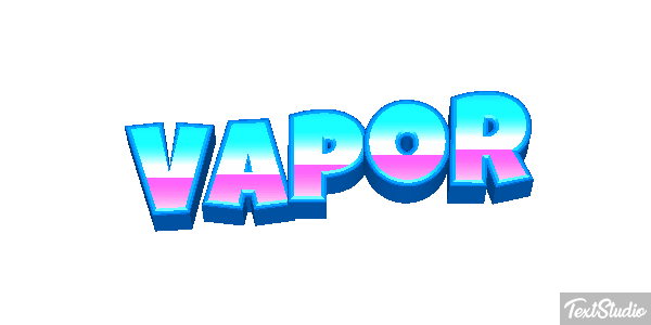 Vapor Efeito do texto