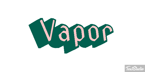 Vapor Efeito do texto