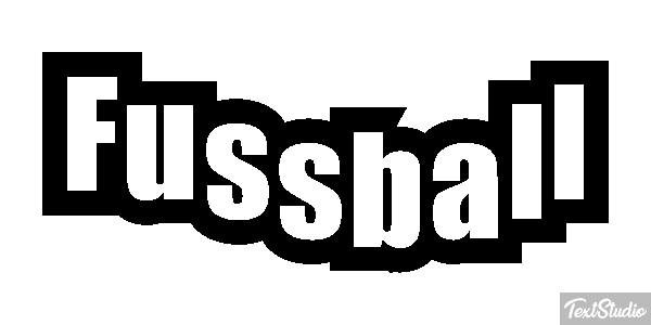 Fussball Text effect